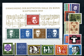 Jahrgänge Bund postfrisch
